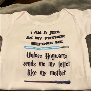 Star Wars/ Harry Potter onesie